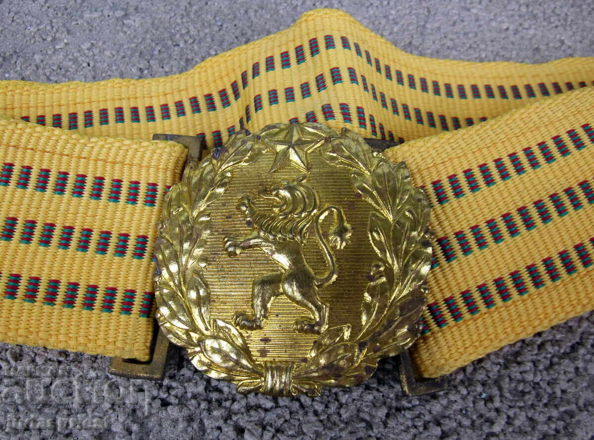 Παράδοση Κοινωνική βουλγαρική ζώνη στρατιωτικής παρέλασης αξιωματικών για στολή