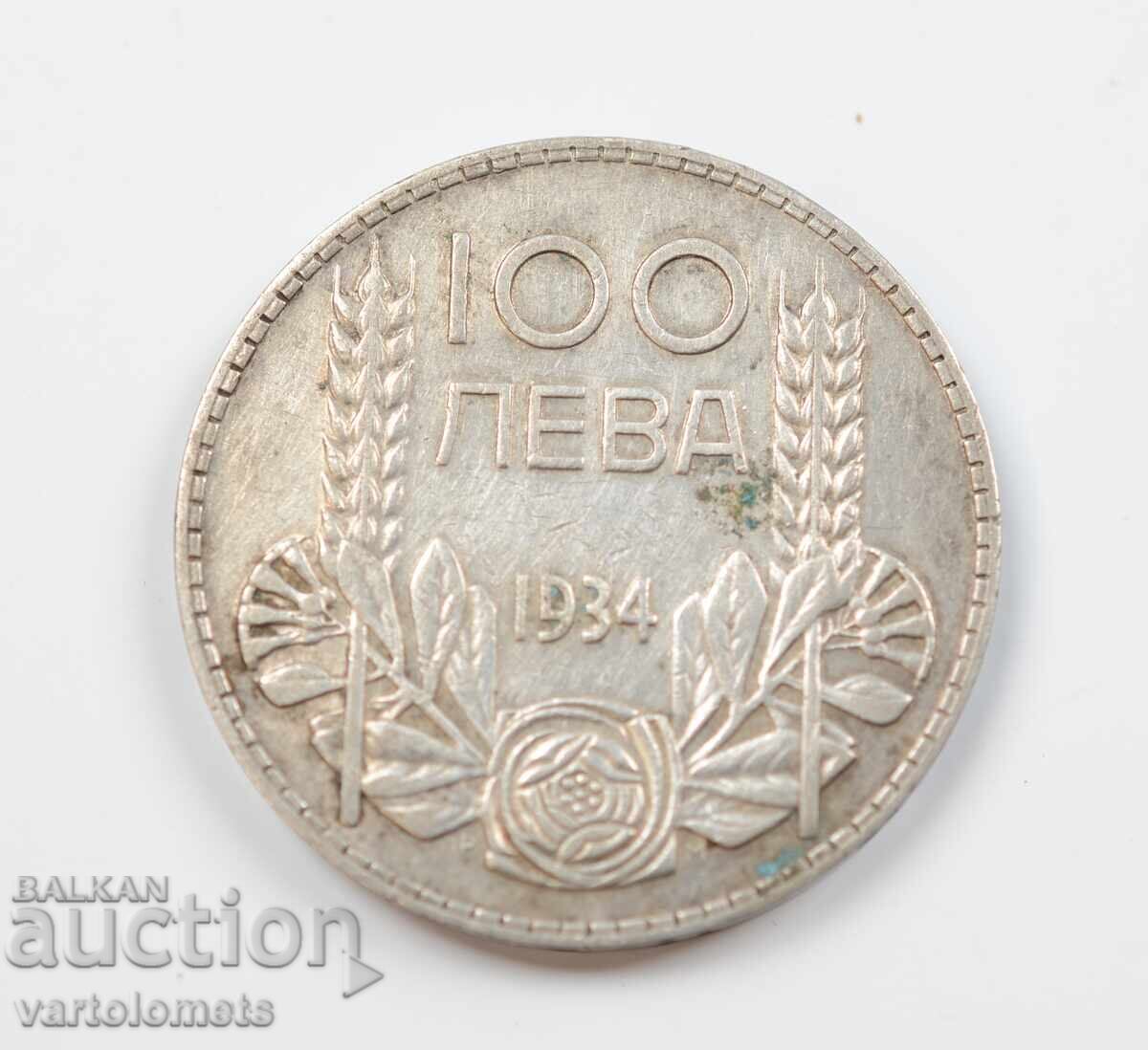 100 Leva 1934 - Bulgaria › Țarul Boris al III-lea 100 Leva 1934 - Bulgaria › Țarul Boris al III-lea