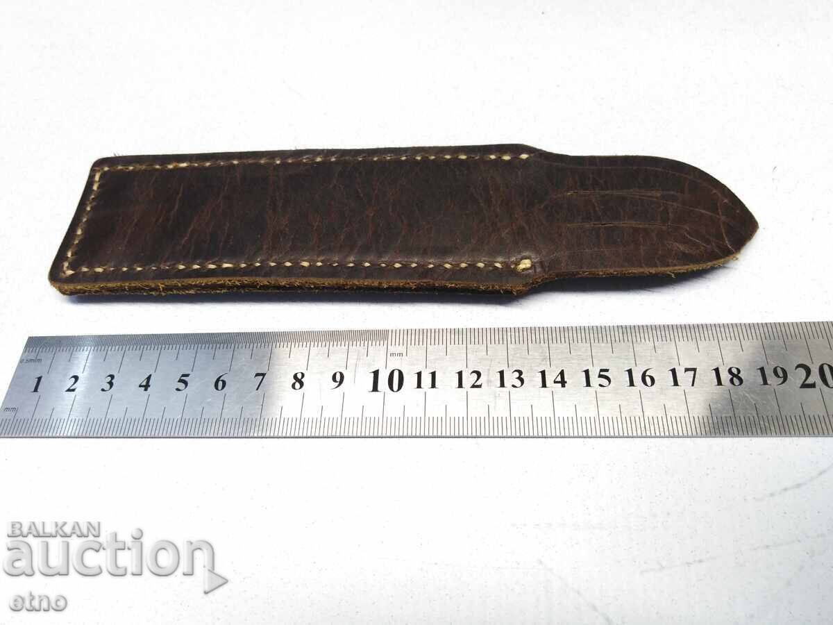 Delivery of Leather sheath for Bulgarian paratrooper knife - strop cutter Delivery of Leather sheath for Bulgarian paratrooper knife - strop cutter