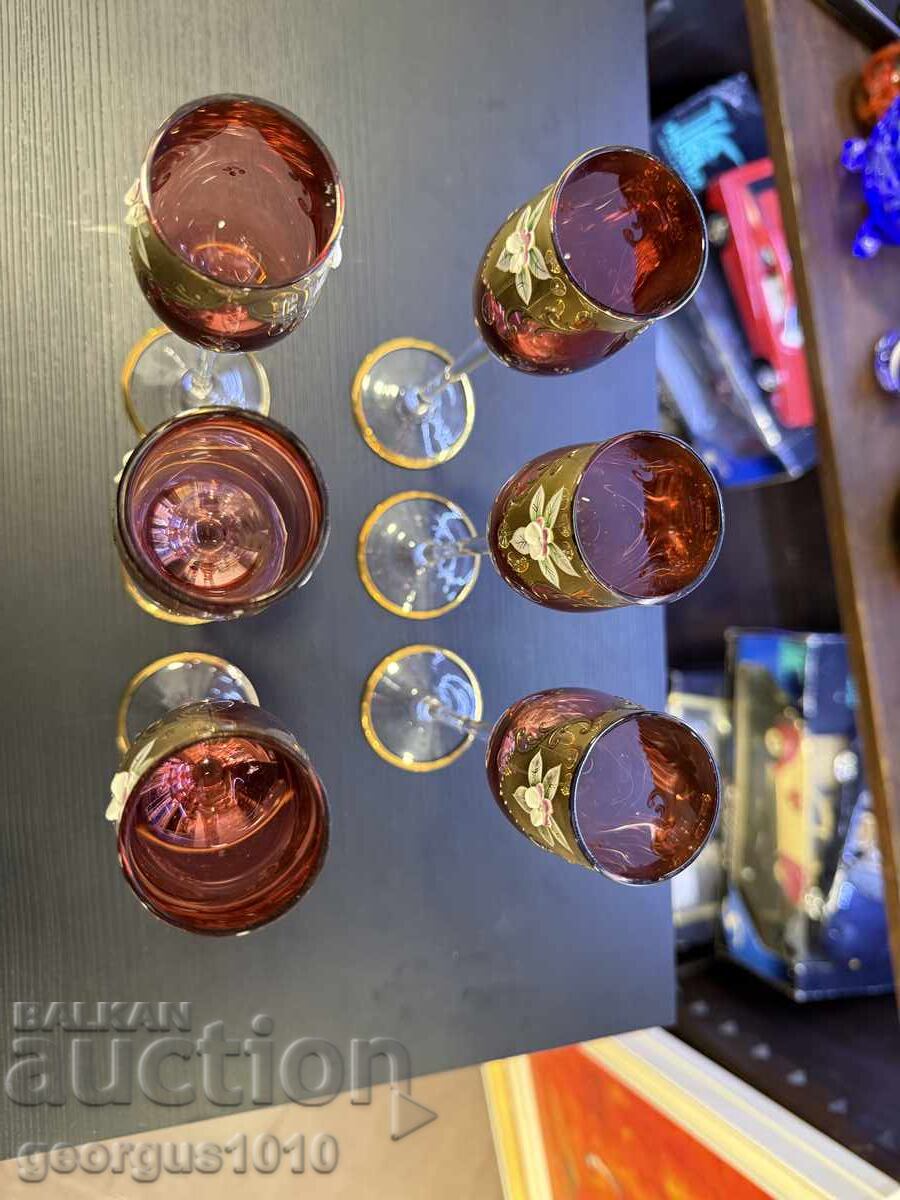 Delivery of Bohemia Glassware Set No. 8023 Delivery of Bohemia Glassware Set No. 8023