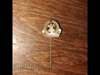 Insignă email fotbal Minerul Pernik