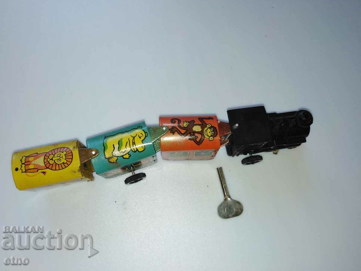 TREN DE JUCĂRIE URSS CU CHEIE, jucării - 7