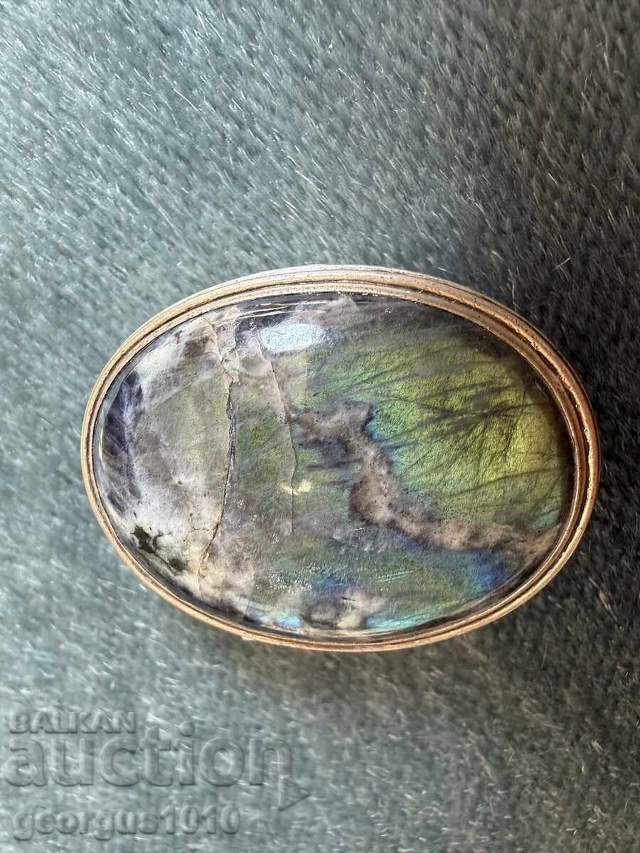 Silver jewelry box with labradorite #8024 with price € 135.00 | 264.04 BGN Silver jewelry box with labradorite #8024 with price € 135.00 | 264.04 BGN