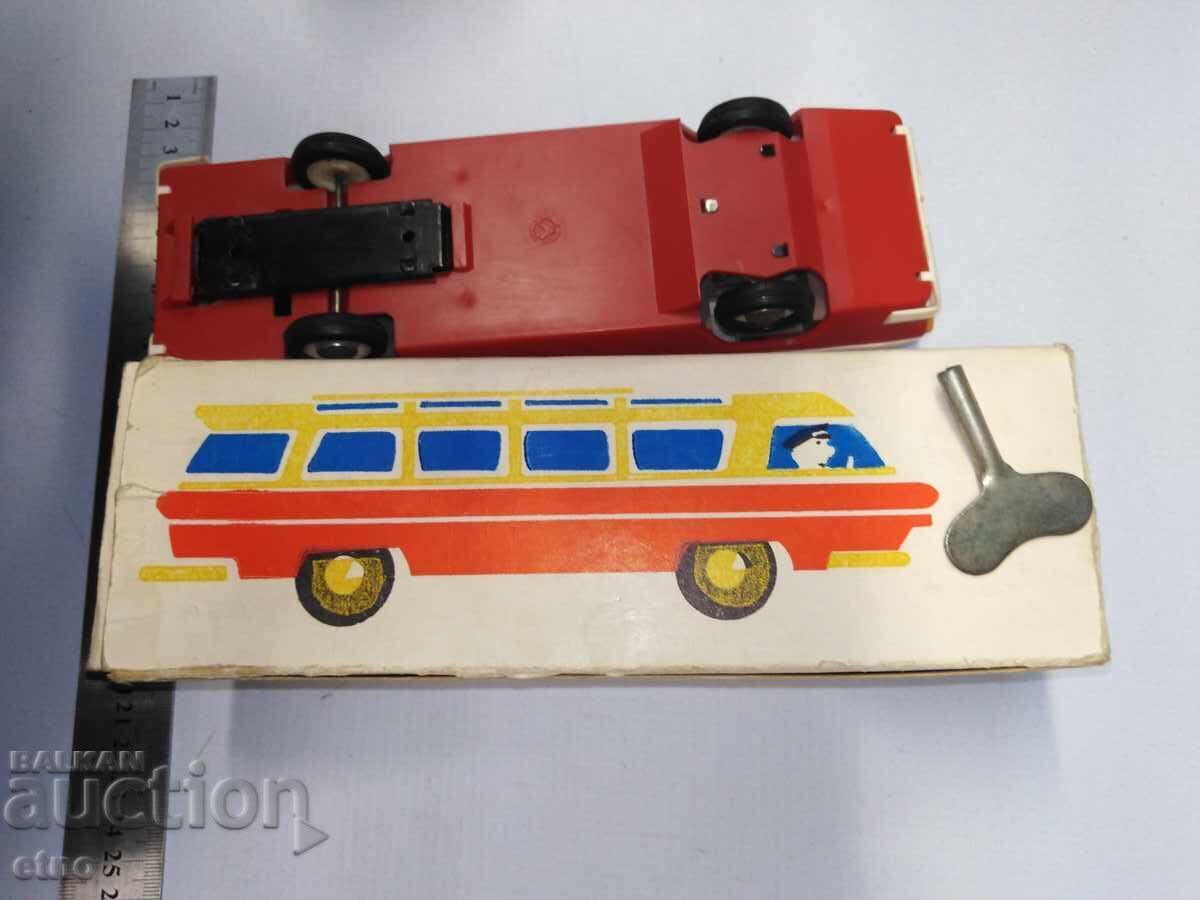 MICROBUZ, JUCĂRIE MECANICĂ URSS CU AMBALAJUL, jucării - 6