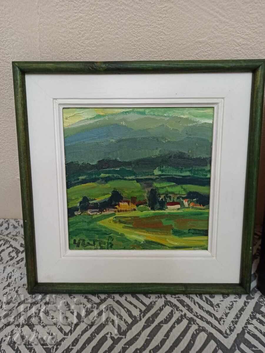 2 Picturi de Chavdar Petrov, ulei-pânză, semnate cu preț € 500.00 | 977.92 BGN