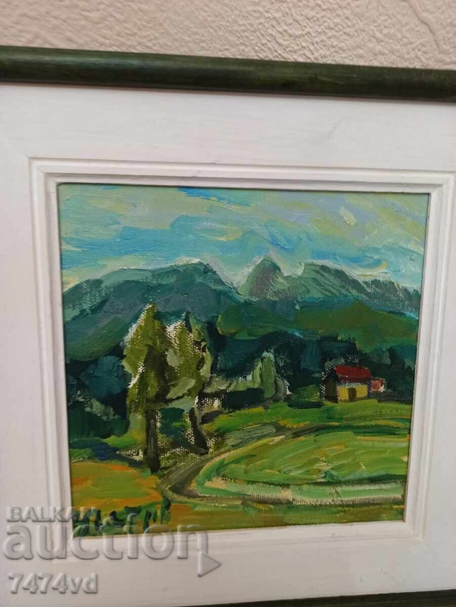 2 Picturi de Chavdar Petrov, ulei-pânză, semnate - 5