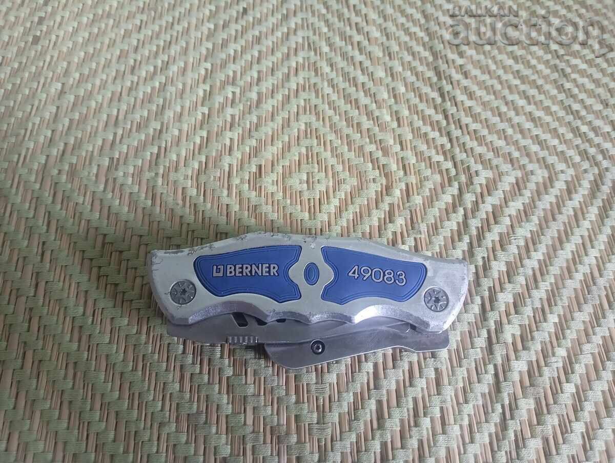 Cuțit pliabil combinat 2-în-1 Berner Cuțit și Cutter, lamă - 7