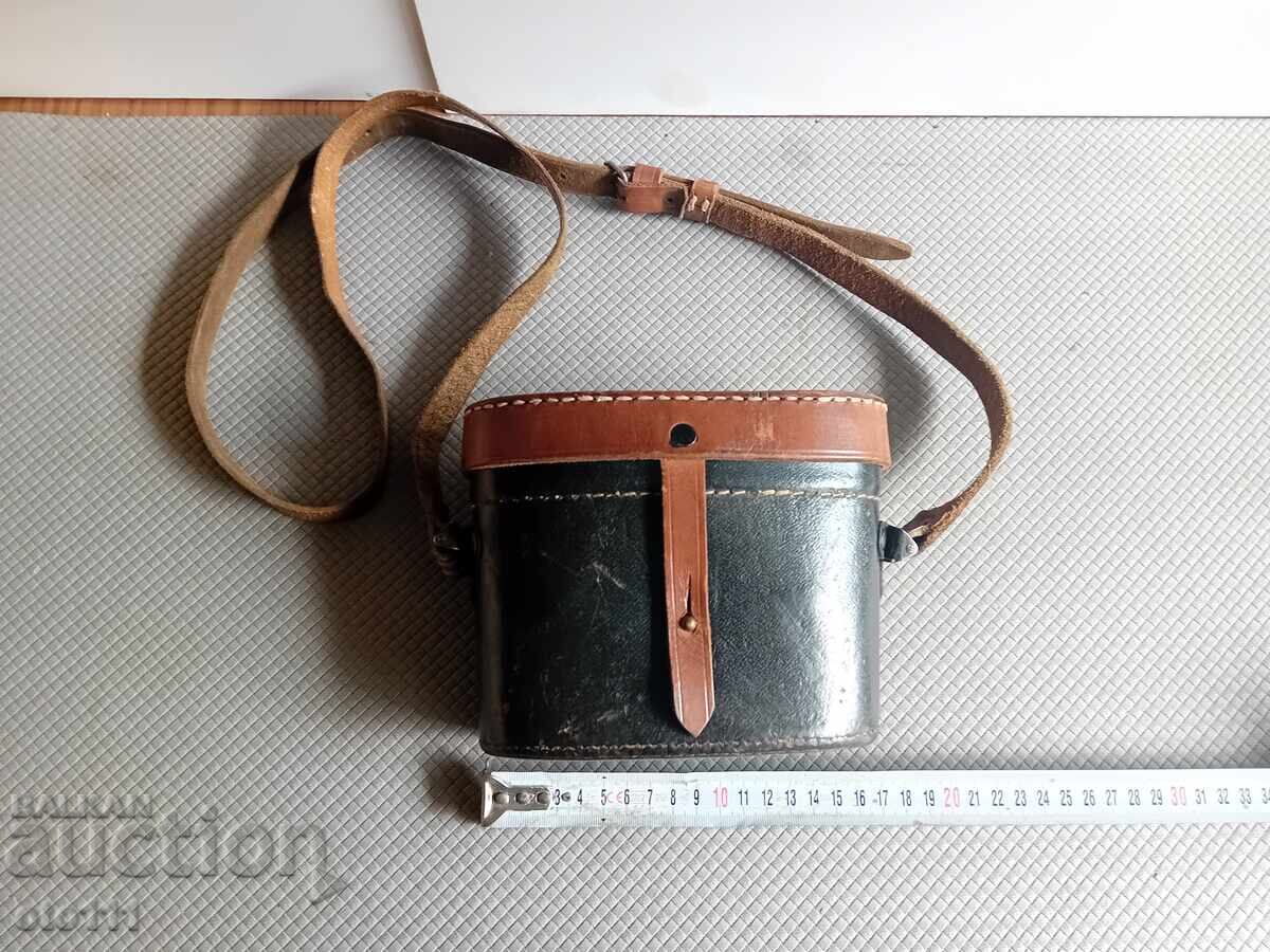 ΠΑΛΙΑ ΔΕΡΜΑΤΙΝΗ ΘΗΚΗ ΓΙΑ ΚΥΑΛΙΑ