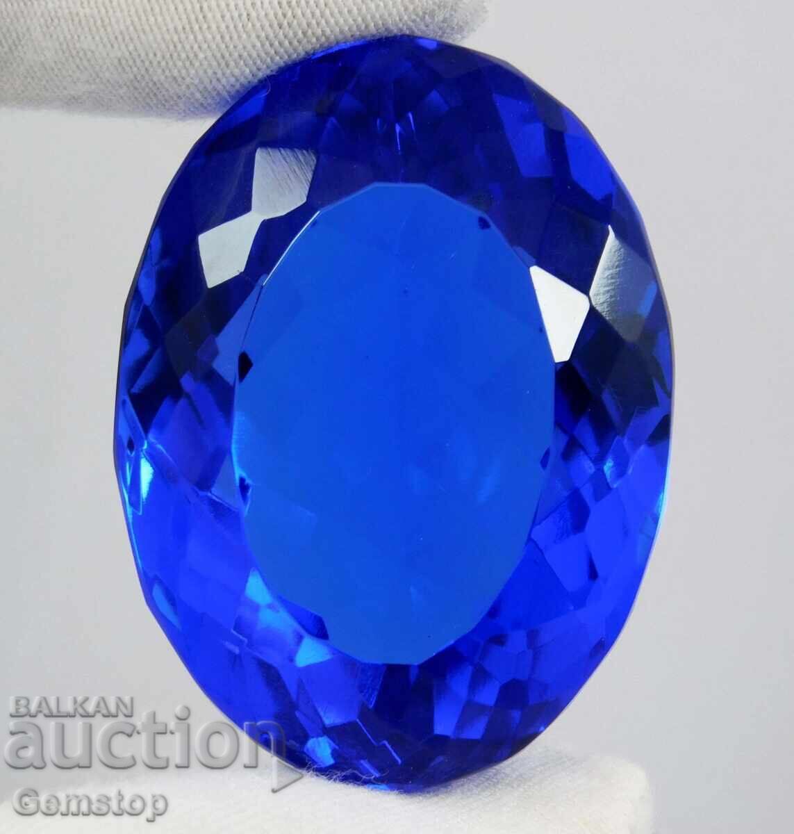 BZC! 146.85 καράτια φυσικό τανζανίτης οβάλ πιστοποιημένο OMGTL από 1 καράτι! - 6 BZC! 146.85 καράτια φυσικό τανζανίτης οβάλ πιστοποιημένο OMGTL από 1 καράτι! - 6