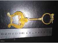 VECHI SUPORT DE BRONZ, CLEMĂ PENTRU PARTITURĂ