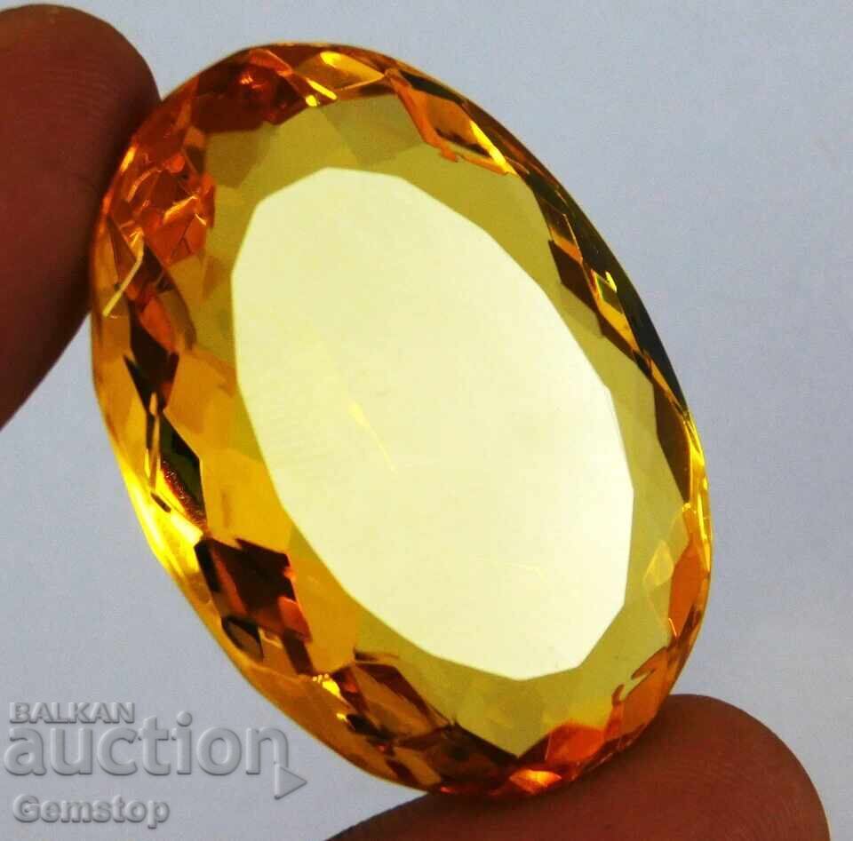 BZC! 108.60 ct topaz imperial natural sert. OMGTL de la 1st!