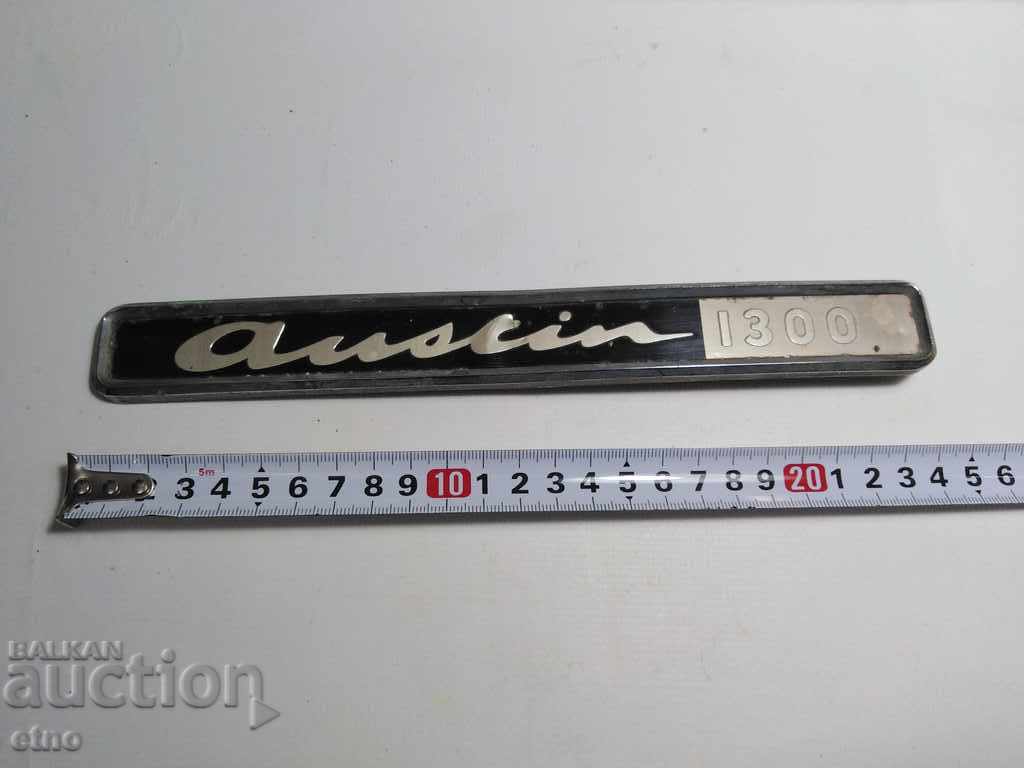 RETRO CAR EMBLEM "AUSTIN 1300" AUSTIN