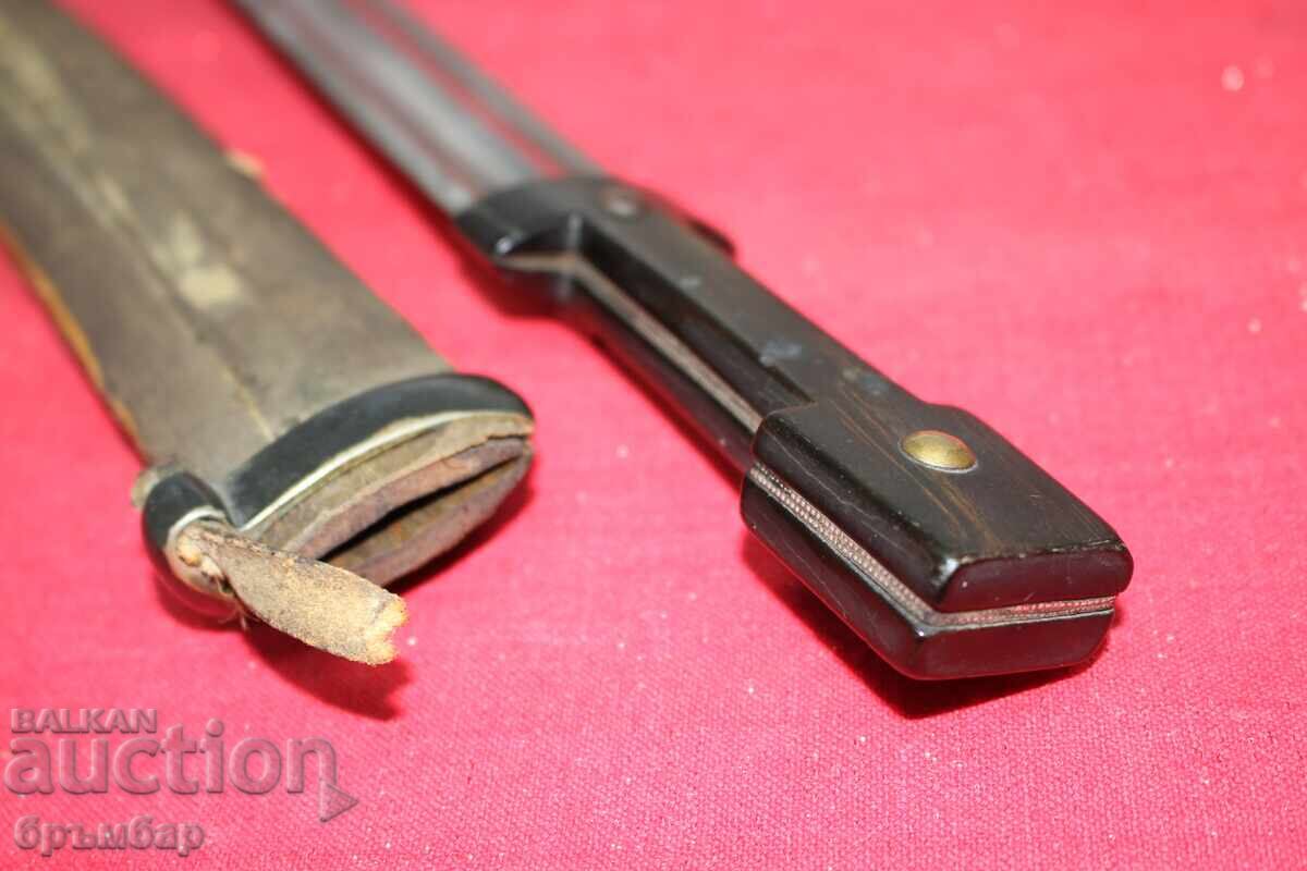 Αυθεντικό ρωσικό αυτοκρατορικό μαχαίρι στιλέτο λεπίδα λαβή κέρατο κόκκοι - 7