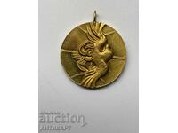 Bŭlgariya σπάνιο μετάλλιο Για Ειρήνη και κατανόηση με ΛΔΒ χωρίς κορδέλα