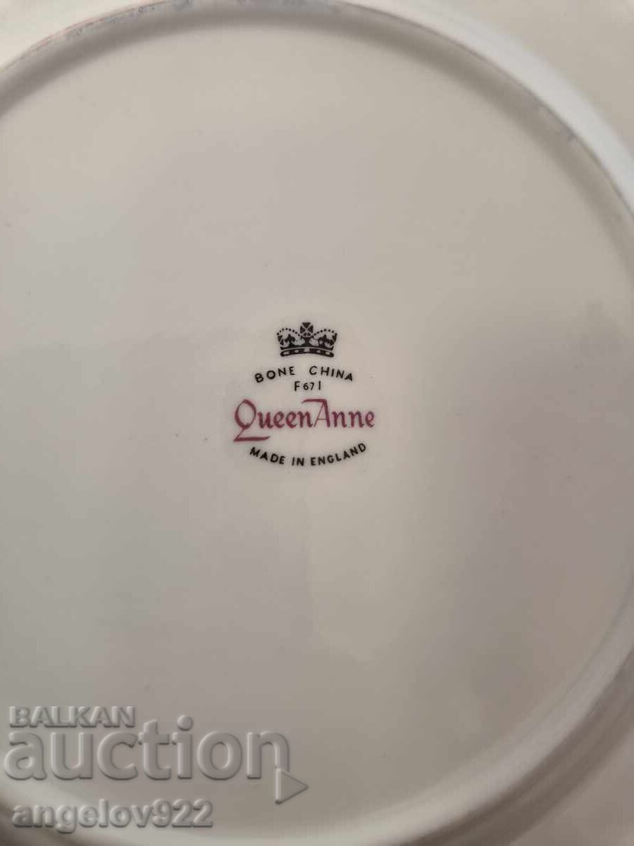 Английски порцеланови чашки за кафе Queen Anne - 6