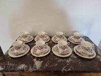 English porcelain Queen Anne coffee cups