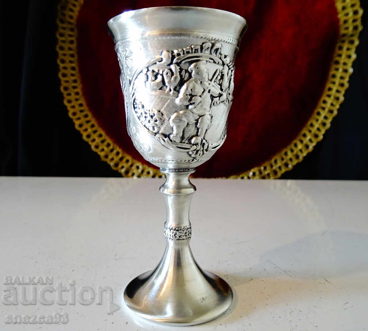 Калаена чаша с картина Цигулар на покрива,Anatevka. Калаена чаша с картина Цигулар на покрива,Anatevka.