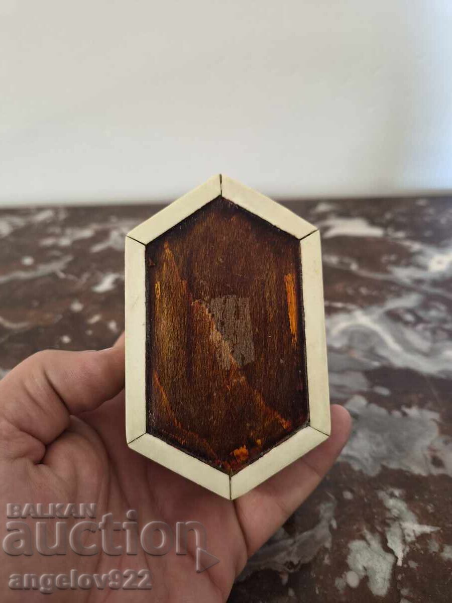Vintage wooden jewelry box with inlay!!! - 7