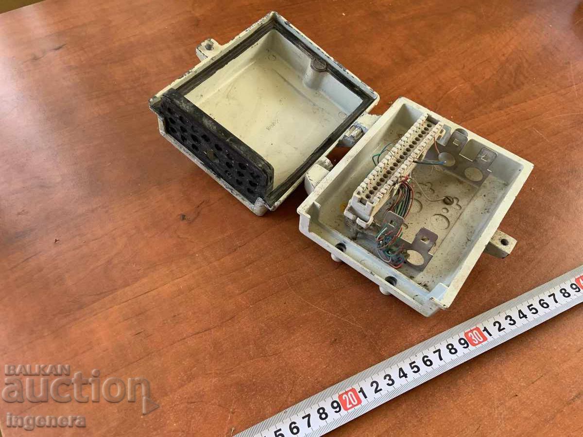 Cutie de distribuție telefonică din aluminiu din perioada socialistă - 6