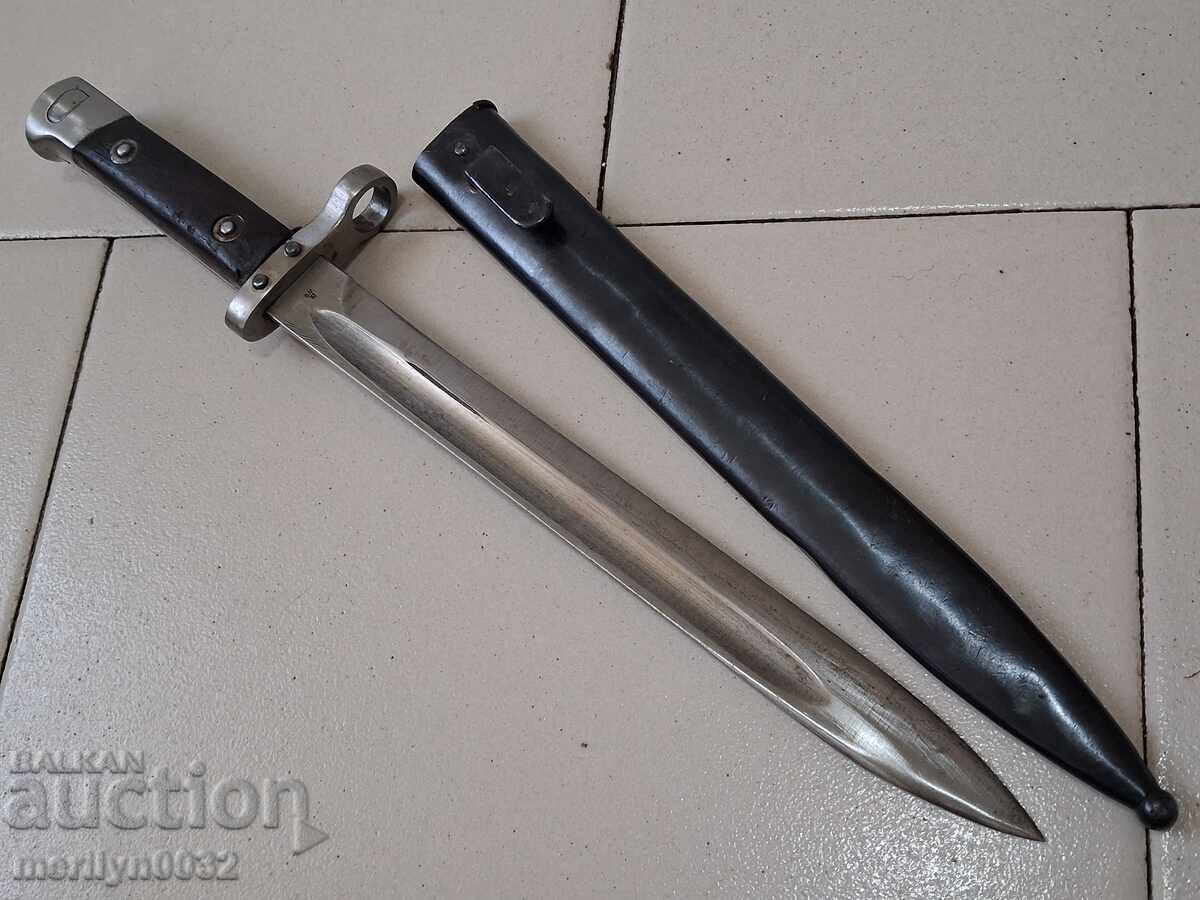 Bayonet knife with scabbard for M-95 rifle with price € 135.99 | 265.97 BGN Bayonet knife with scabbard for M-95 rifle with price € 135.99 | 265.97 BGN