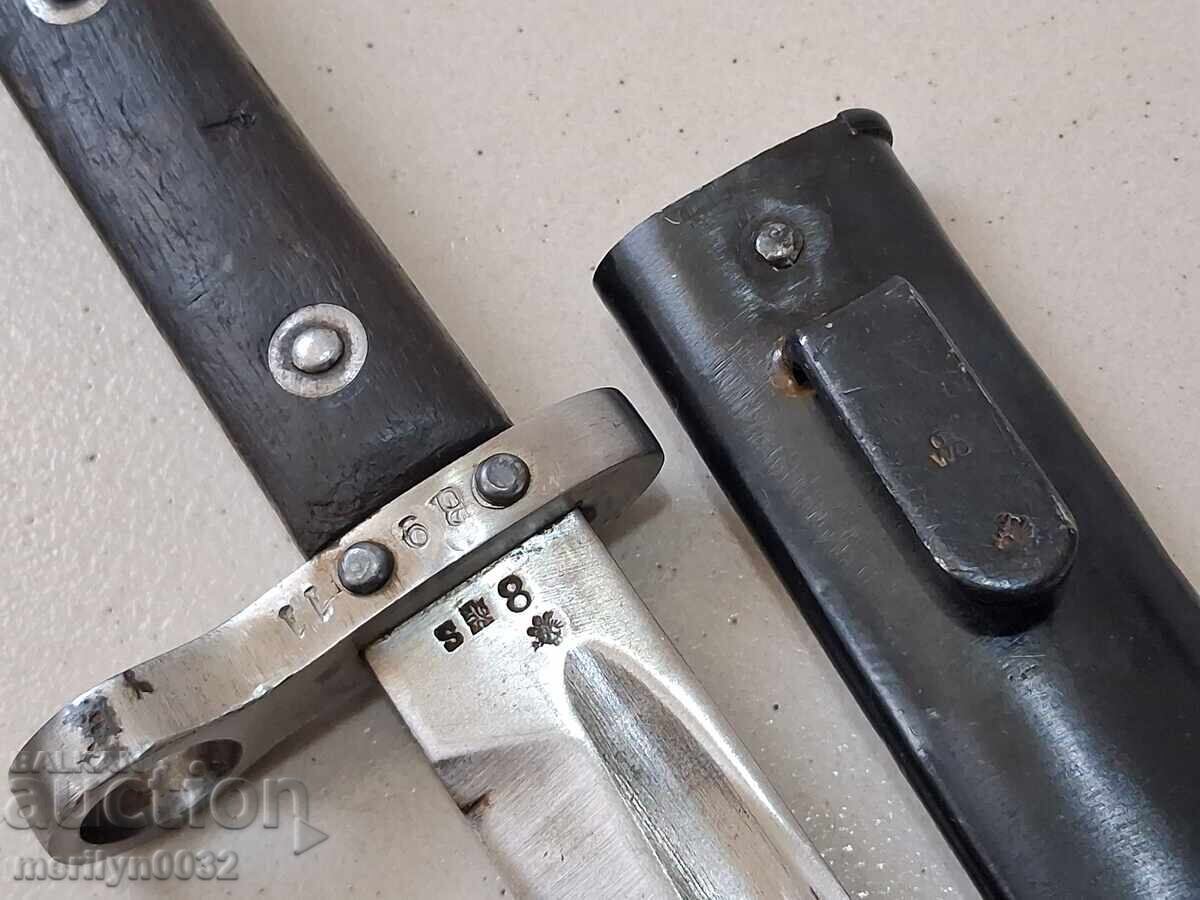 Auction Bayonet knife with scabbard for M-95 rifle Auction Bayonet knife with scabbard for M-95 rifle