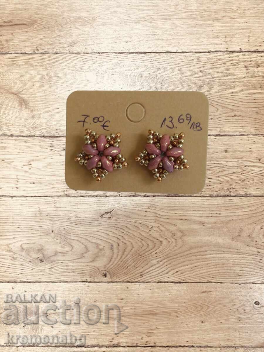 Cercei lucrați manual Cercei lucrați manual