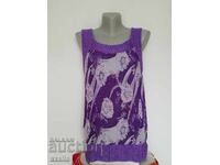 Women's summer tank top in purple