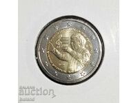 Гърция UNC Юбилейна Евромонета 2 Евро 2025 Теодоракис Euro
