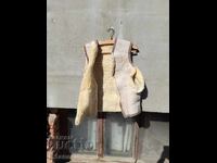 Căptușeală veche din piele naturală