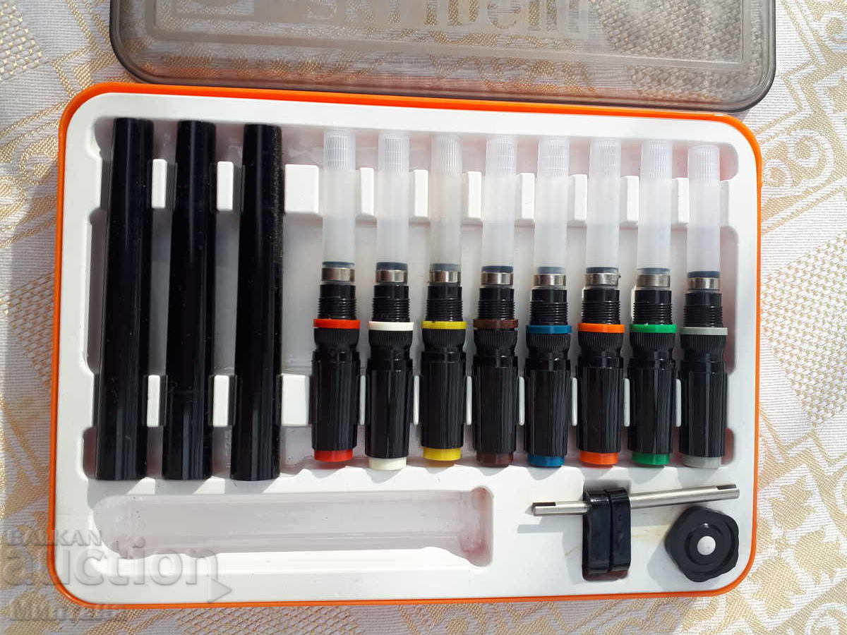 Нови рапидографи Skribent комплект от 8 бр. Нови рапидографи Skribent комплект от 8 бр.