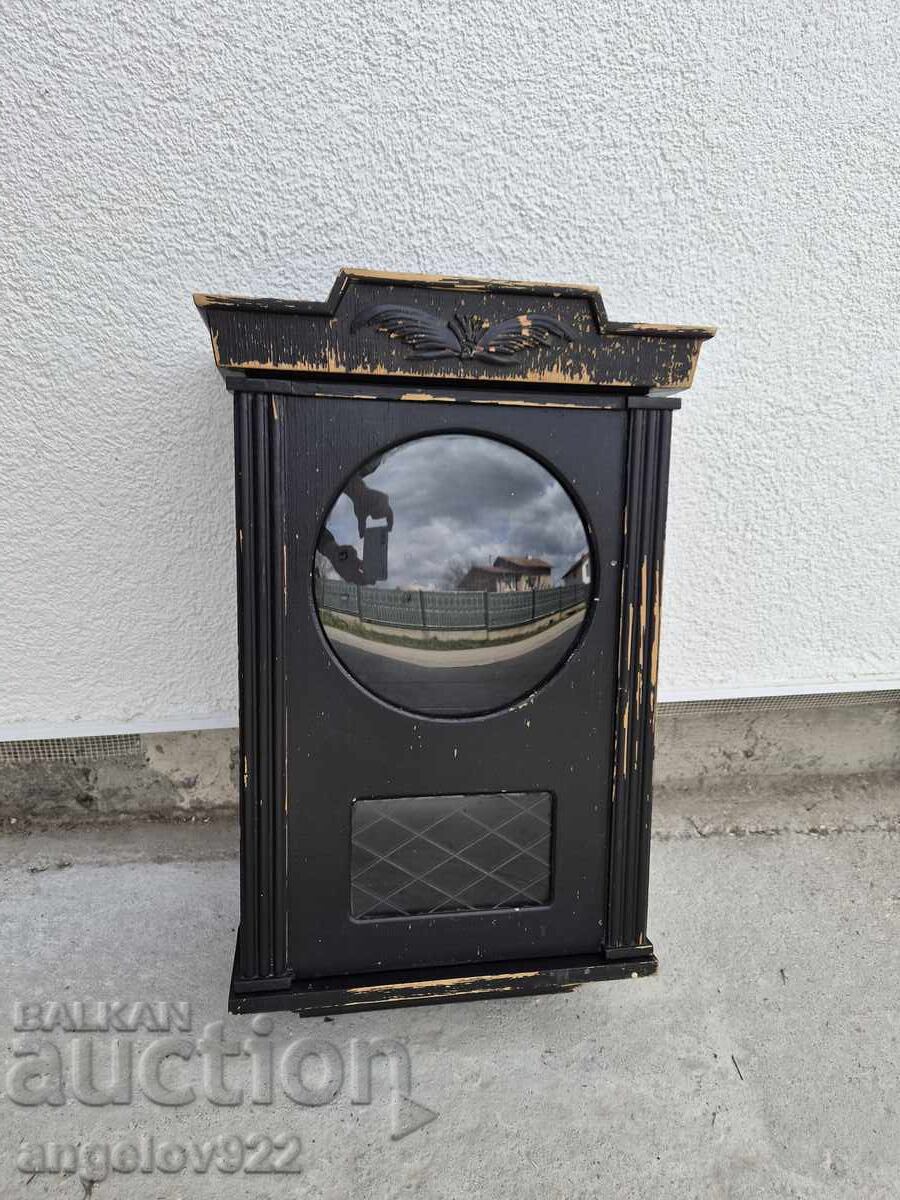 Veche cutie din lemn pentru ceas de perete!!!