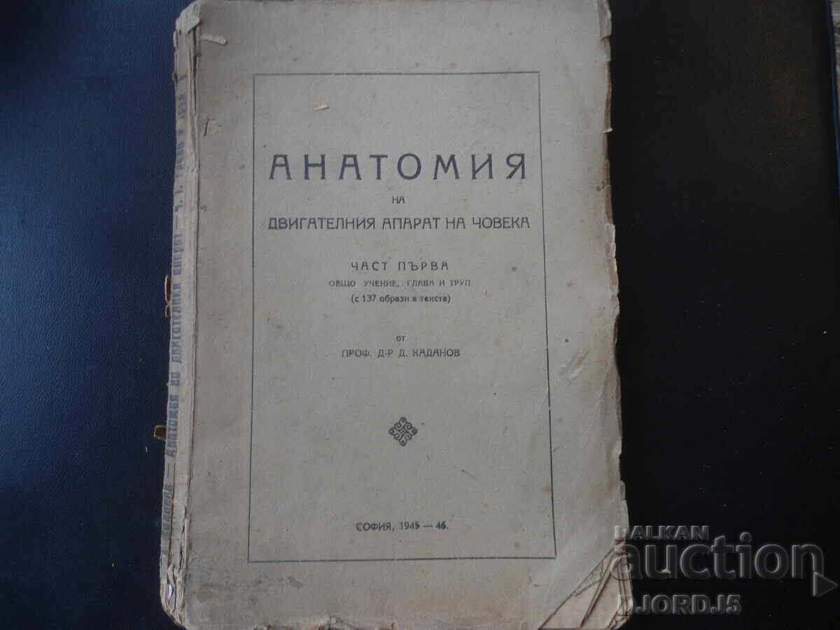 ANATOMIA aparatului locomotor uman, Partea întâi