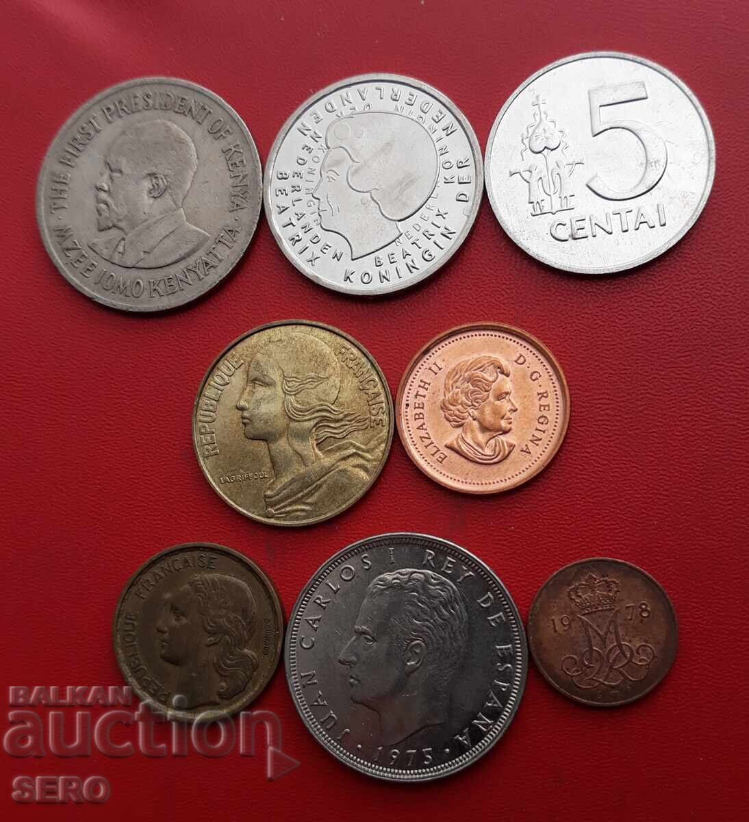 Смесен лот от 8 монети с цена € 0.51 | 1.00 лв. Смесен лот от 8 монети с цена € 0.51 | 1.00 лв.