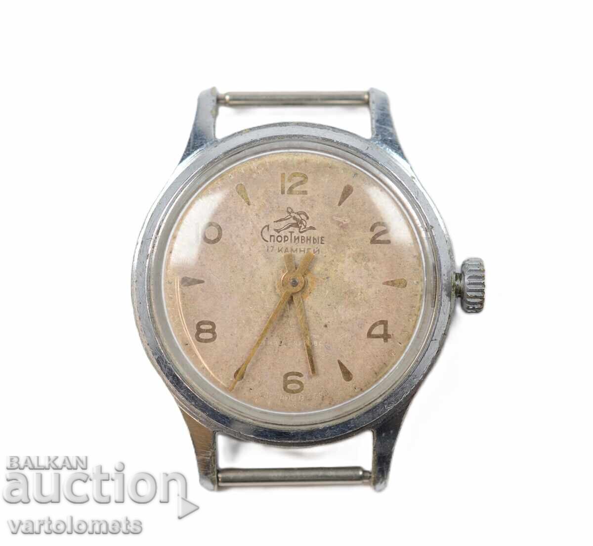 Ceas barbatesc PORTIVNIE URSS - funcționează