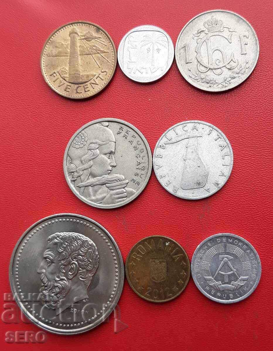 Смесен лот от 8 монети с цена € 0.51 | 1.00 лв. Смесен лот от 8 монети с цена € 0.51 | 1.00 лв.