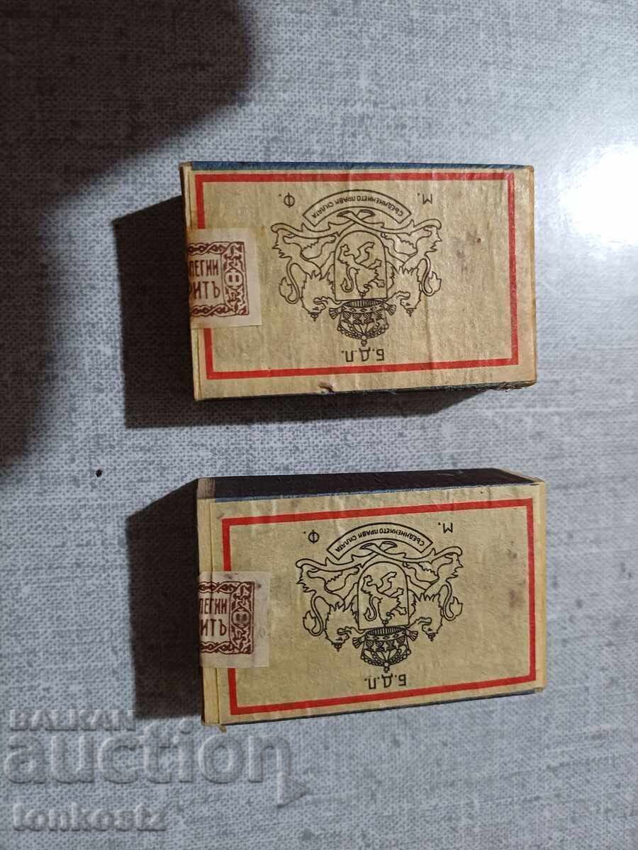 Auction  2 pcs. Matches Tsar Simeon 1940