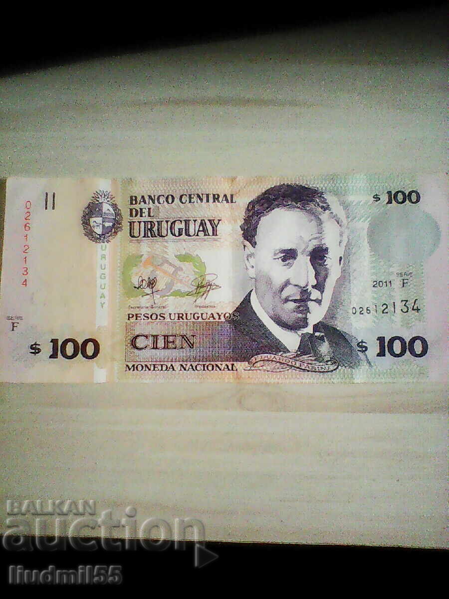 УРУГВАЙ  100 Песо   2011