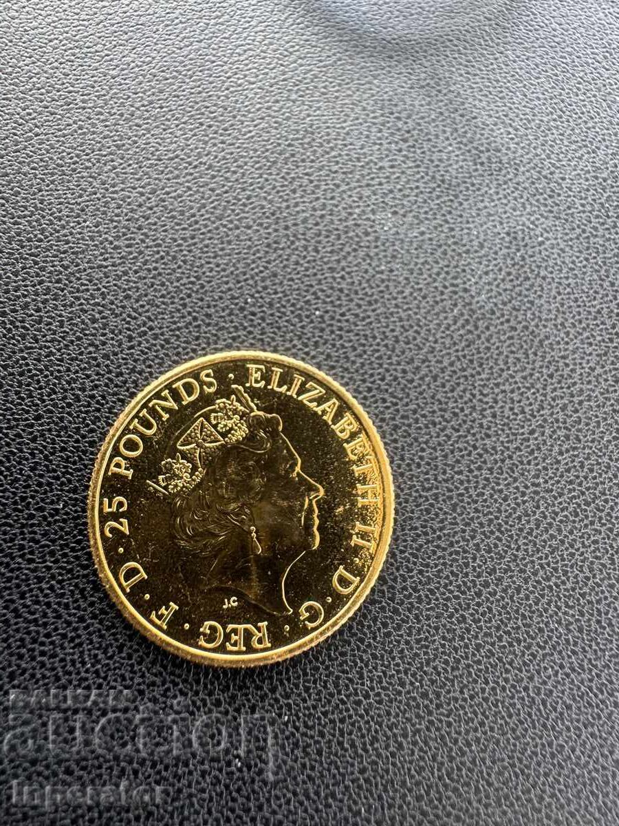 Златна монета Кралица Елизабет