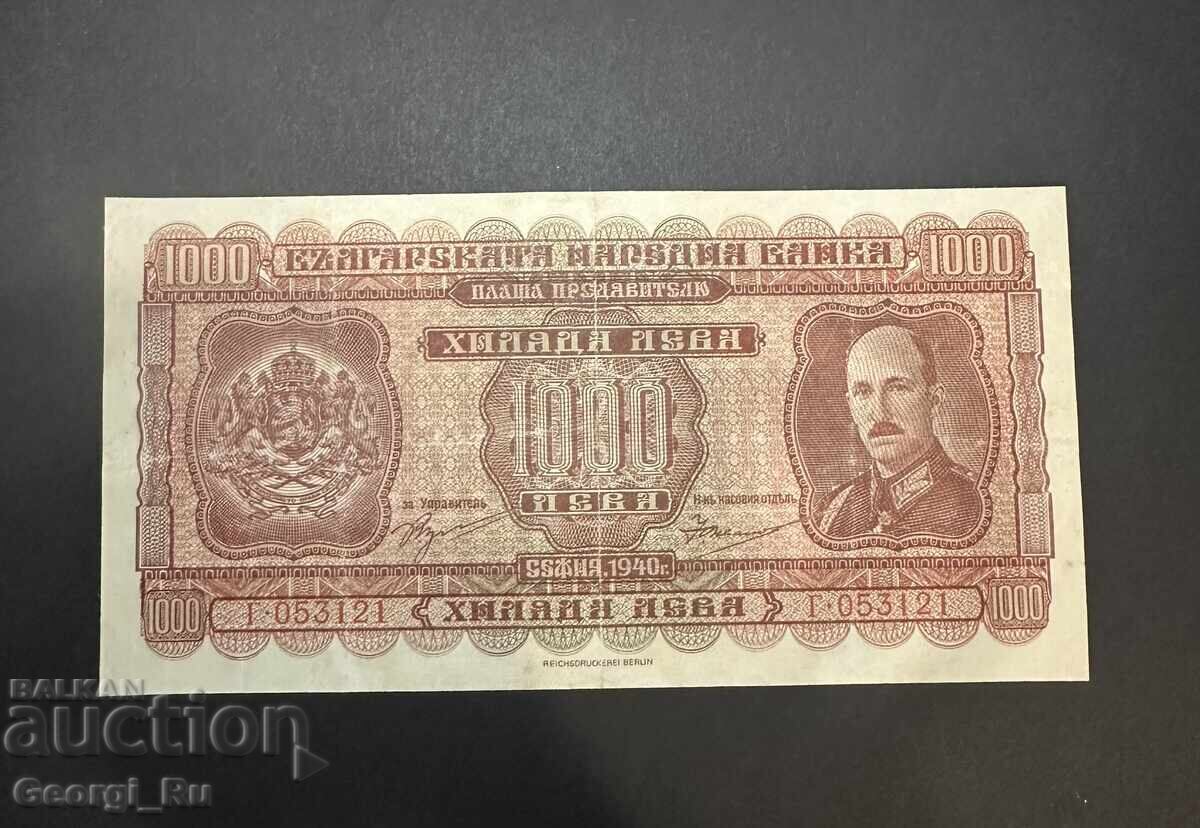 1000 λέβα 1940 godina