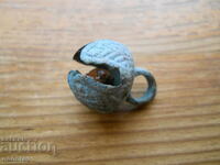Bronze bell from a horse harness, hazelnut type - 19th century