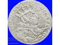 6 Groschen 1756 Germany Prussia Königsberg Frederick Borussian