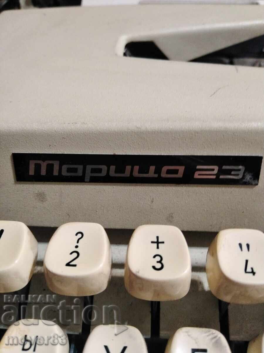 Social "Maritsa 23" typewriter. Bulgaria - 5