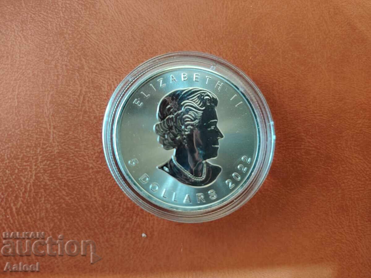 Сребро 1 oz Канада 2022 с цена € 170.00 | 332.49 лв. Сребро 1 oz Канада 2022 с цена € 170.00 | 332.49 лв.