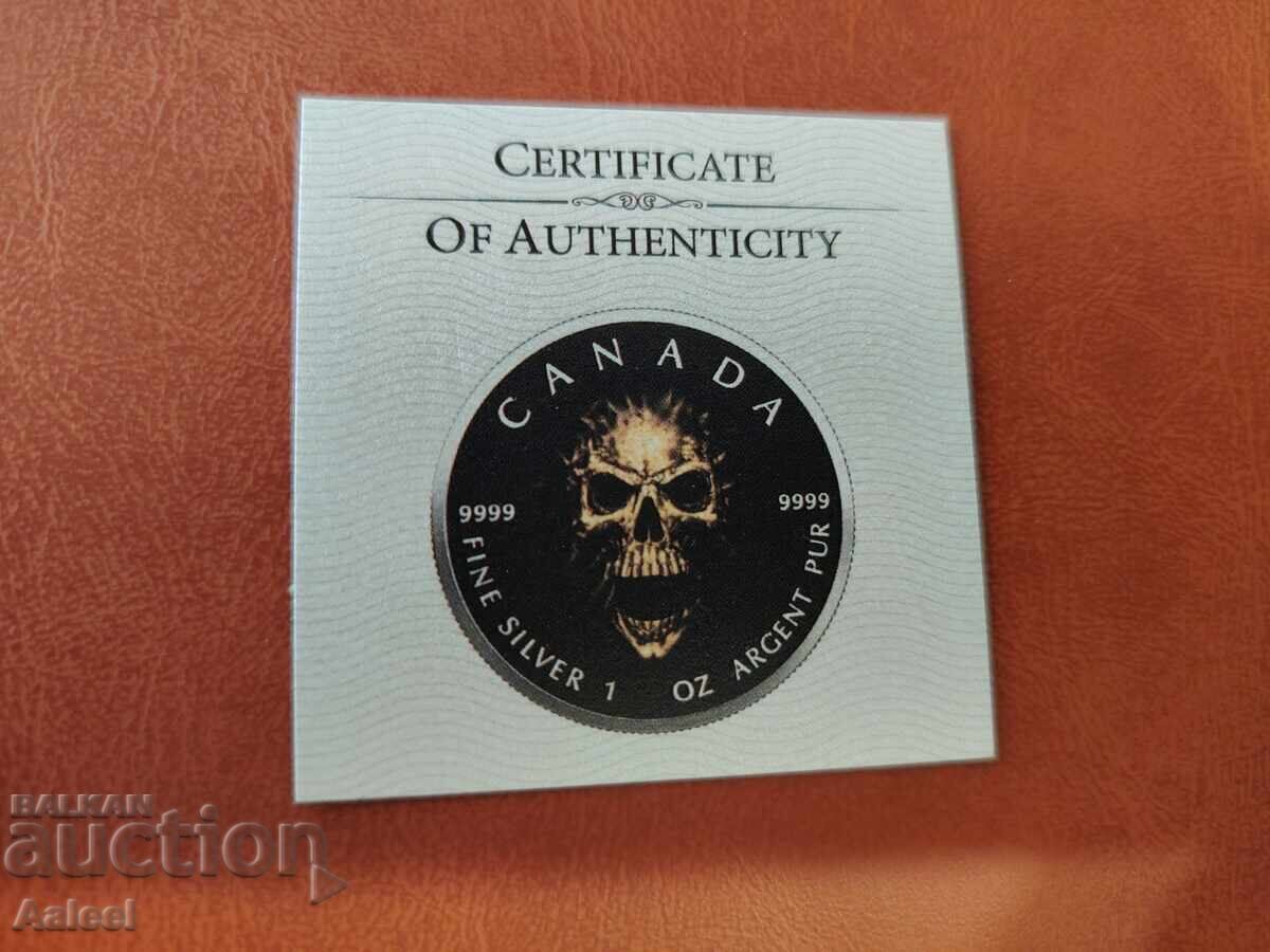 Аукцион Сребро 1 oz Канада 2022 Аукцион Сребро 1 oz Канада 2022