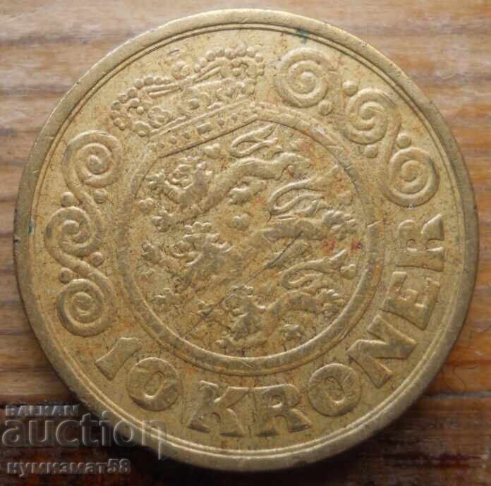 10 κορώνες 1989 - Δανία 10 κορώνες 1989 - Δανία