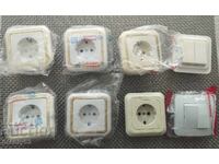 6 buc. prize electrice, 2 buc. întrerupătoare duble. Noi