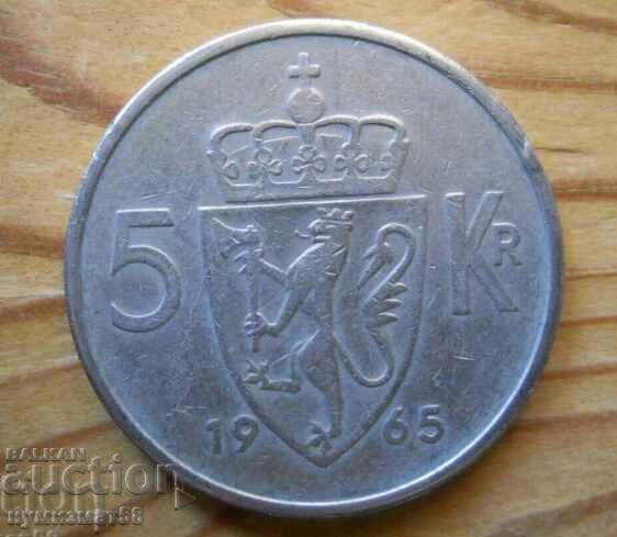 5 coroane 1965 - Norvegia