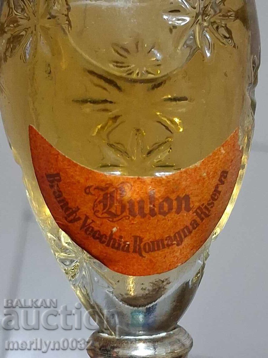 Licitație Sticlă de coniac BUTON Italia sticluță sticlă Licitație Sticlă de coniac BUTON Italia sticluță sticlă