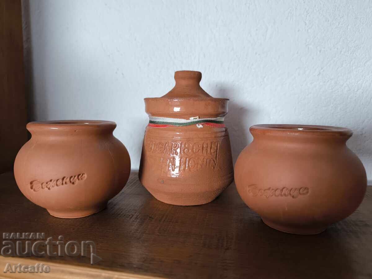 Household pots for honey and yogurt (3 pieces) - 5 Household pots for honey and yogurt (3 pieces) - 5