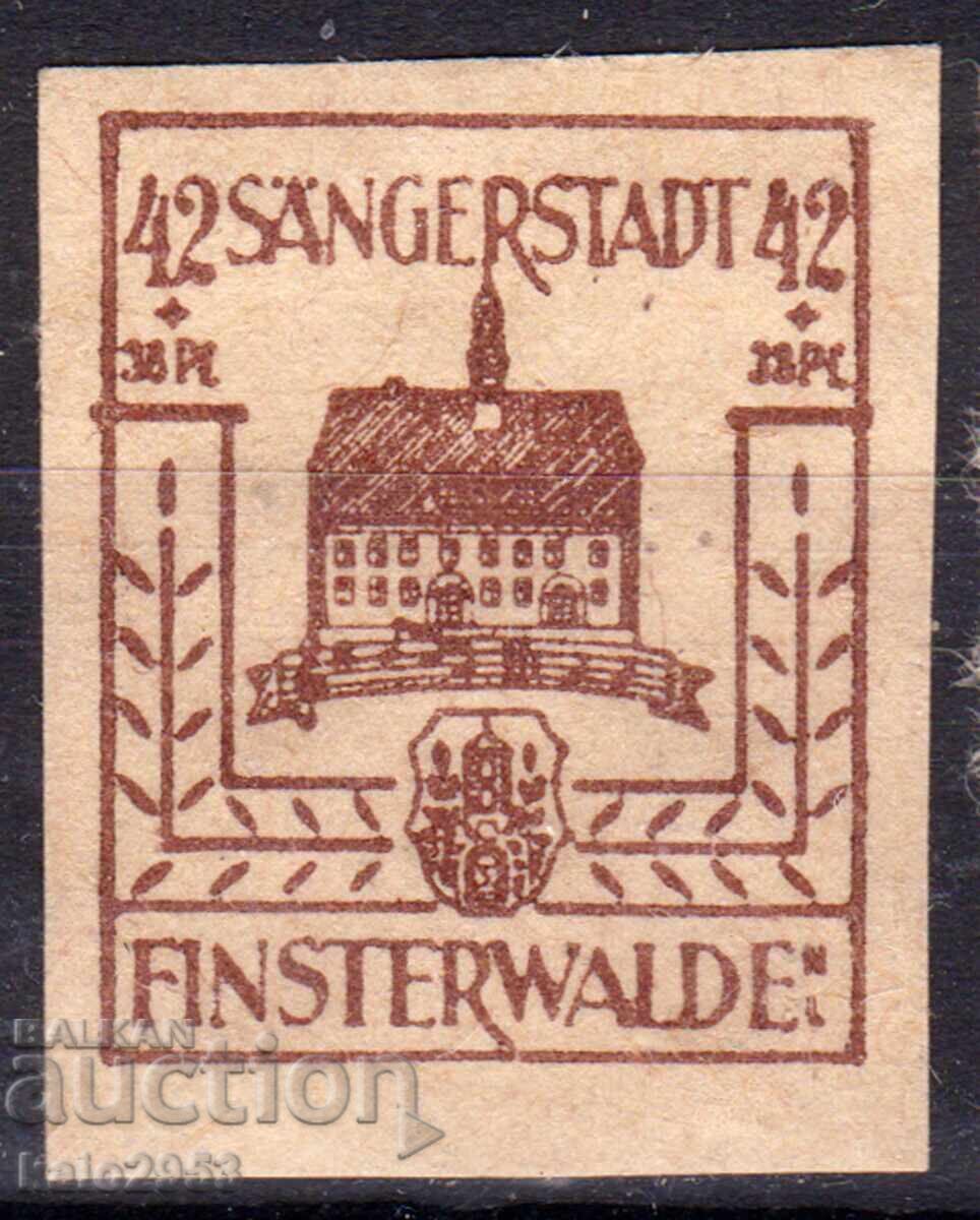 WW2-Κατοχή Γερμανίας-1946-Τοπική έκδοση Finsterwalde, MNH